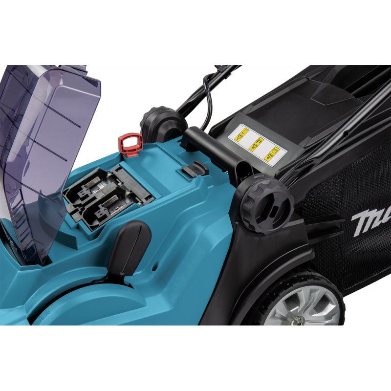 Makita DLM382PM2 lawn mower Battery Black, Blue