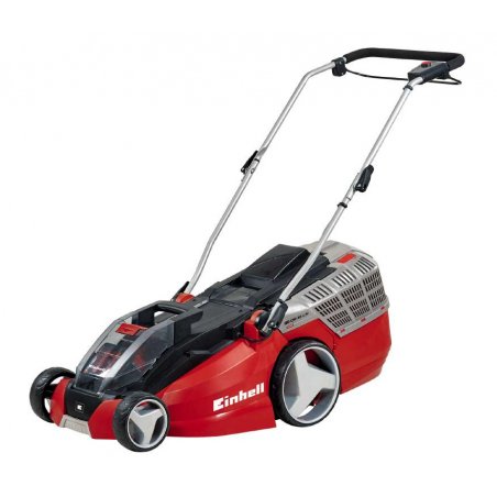 Einhell GE-CM 43 Li M Kit lawn mower Push lawn mower Battery Black, Grey, Red
