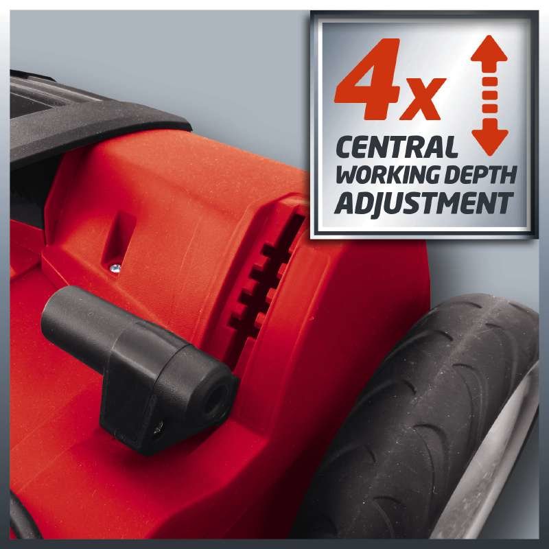 Einhell GE-SA 1640 eclaircisseur de gazon 1600 W 48 L Noir, Rouge