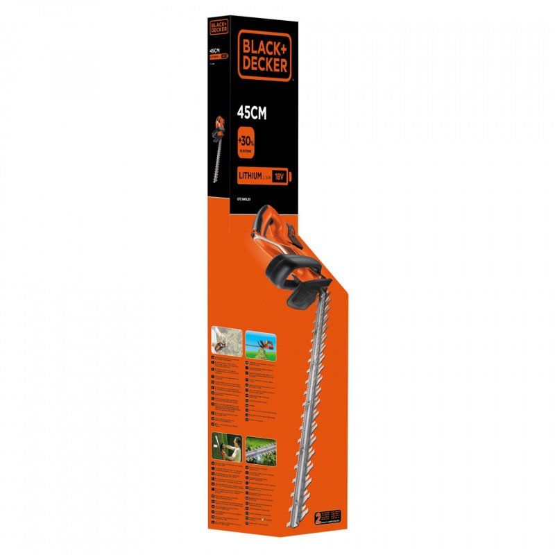 Black & Decker GTC1845L20-QW taille-haie électrique Double-lame 2,6 kg