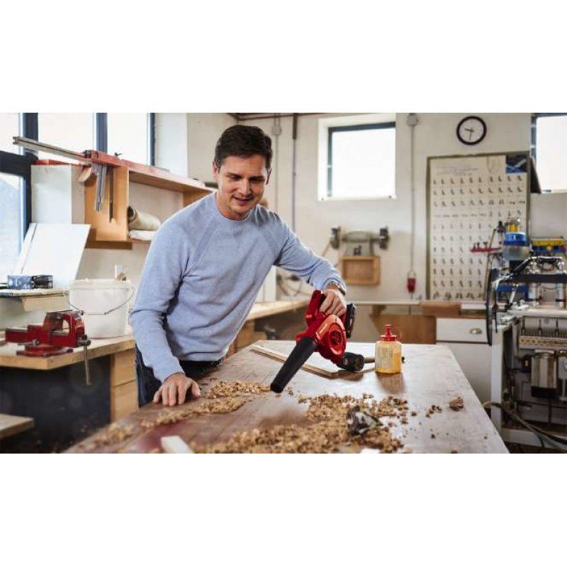 Einhell TE-CB 18/180 Li-Solo cordless leaf blower 180 km/h Black, Red 18 V