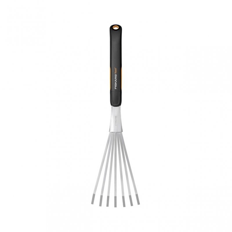 Fiskars 1027044 rake Hand rake Black, Silver Steel