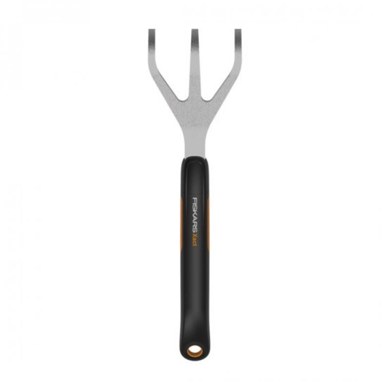 Fiskars Xact Black, Stainless steel Hand cultivator