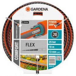 Gardena 18030 garden hose 10 m Above ground Fabric Black, Orange