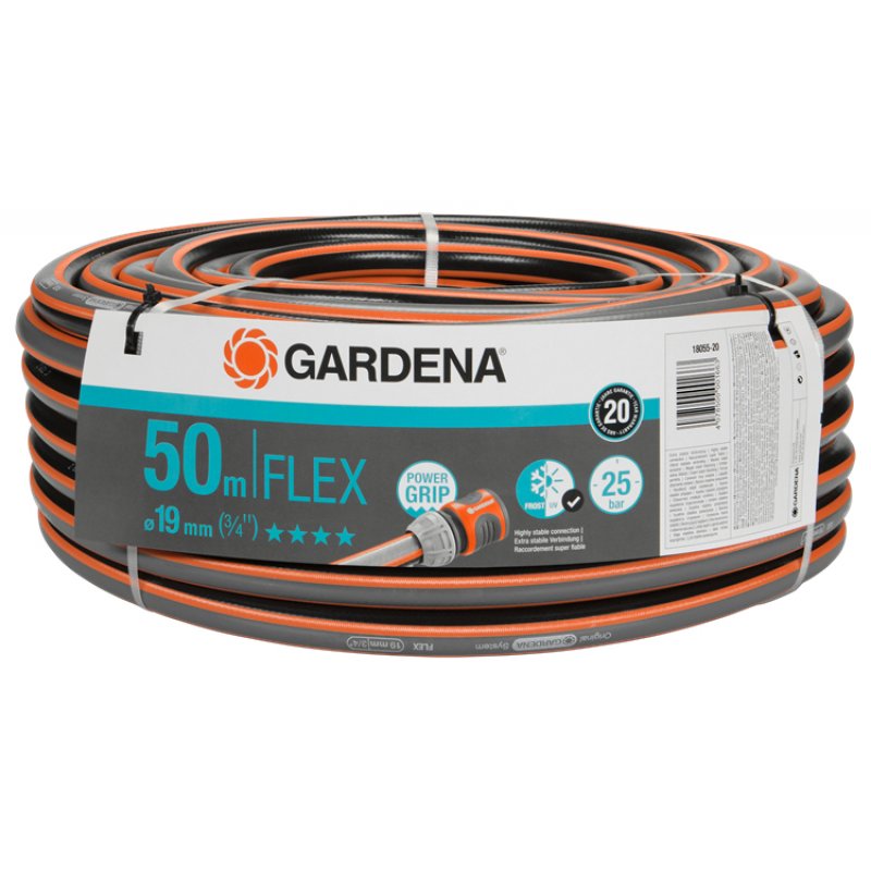 Gardena 18055-20 tuyau d'arrosage 50 m Au-dessus du sol Gris, Orange