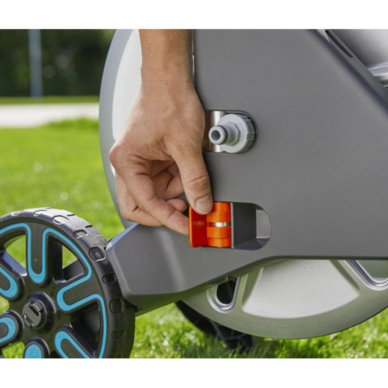 Gardena 18541-20 garden hose reel Multi-position reel Manual Black, Stainless steel