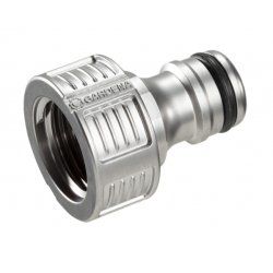 Gardena 18240-20 water hose fitting Tap connector Metal Metallic 1 pc(s)