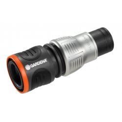 Gardena 18253-50 raccord des tuyaux d'eau Connecteur de tuyau Métal Noir, Orange, Argent 1 pièce(s)