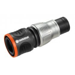 Gardena 18253-50 water hose fitting Hose connector Metal Black, Orange, Silver 1 pc(s)