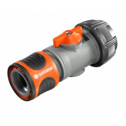 Gardena Hose Connector with Control Valve 19 mm (3/4) / 16 mm (5/8)