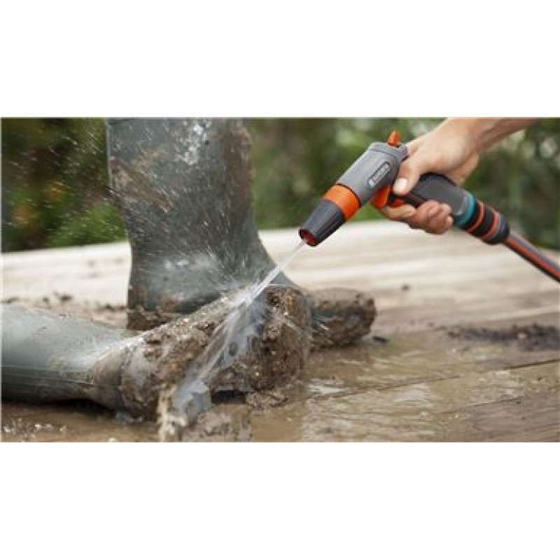 Gardena 18305-20 garden water spray gun nozzle Garden water spray nozzle Black, Grey, Orange