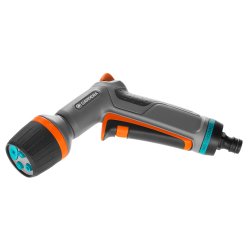 Gardena 18304-20 garden water spray gun nozzle Black, Grey, Orange