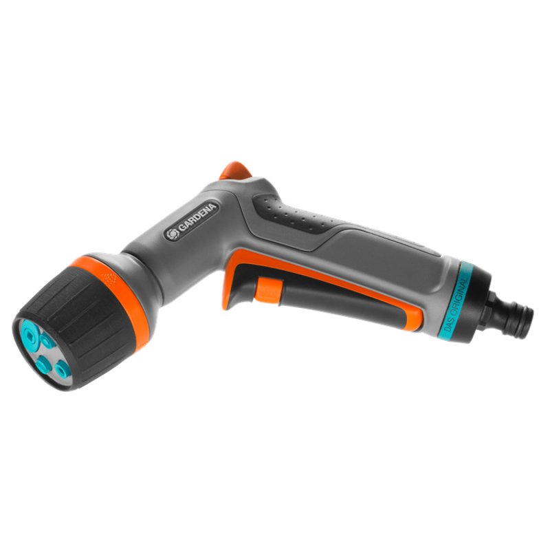 Gardena 18304-20 garden water spray gun nozzle Black, Grey, Orange