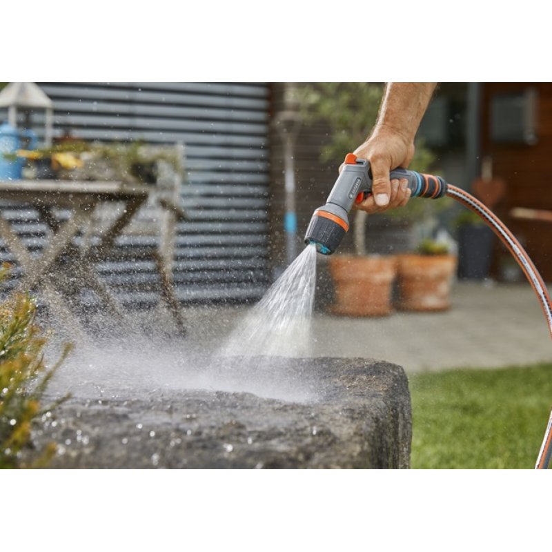 Gardena 18304-20 garden water spray gun nozzle Black, Grey, Orange