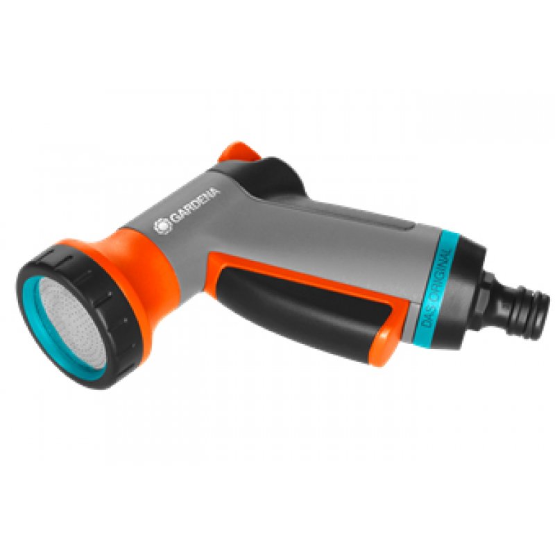 Gardena 18405-20 pistolet eau / buses Embout pistolet d'arrosage de jardin Bleu, Gris, Orange