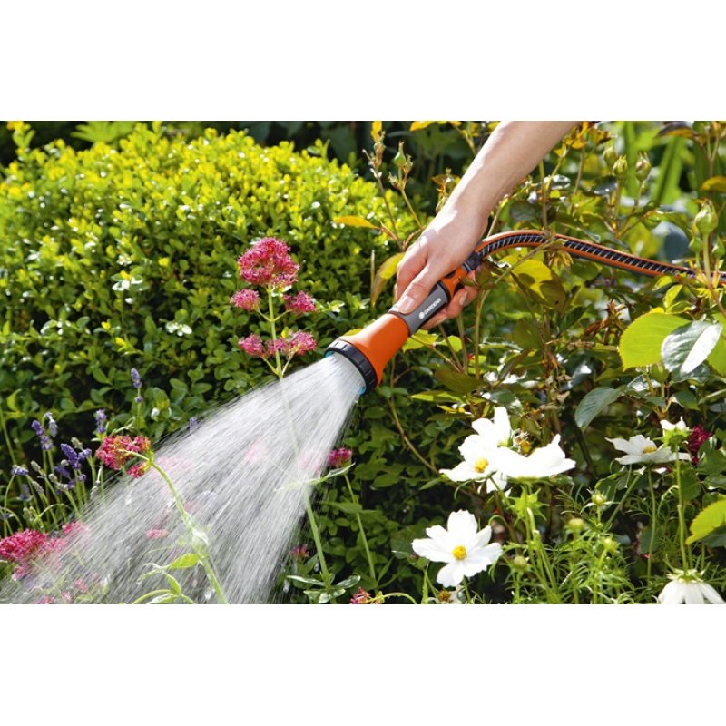 Gardena 18310-50 garden water spray gun nozzle Garden water spray nozzle Plastic Black, Grey, Orange
