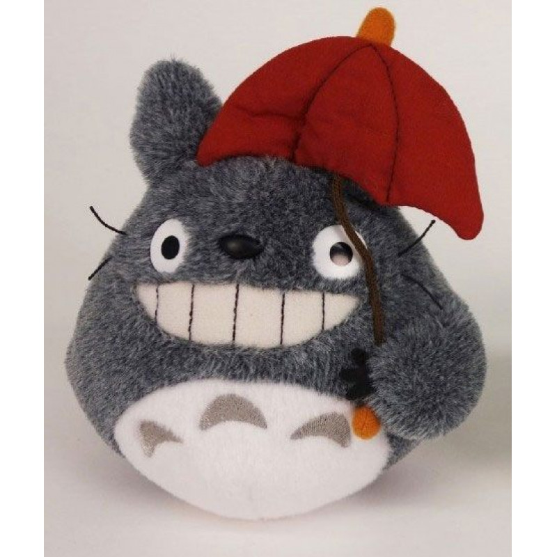 MON VOISIN TOTORO - Totoro Red Umbrella - Peluche 15cm