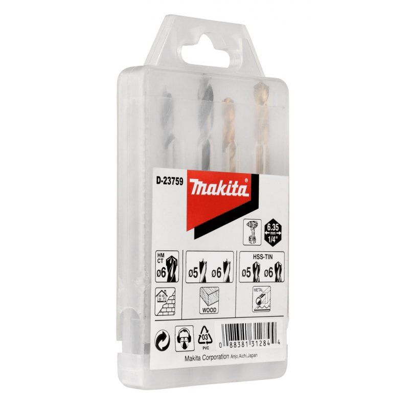 Makita D-23759 foret Ensemble de forets 5 pièce(s)