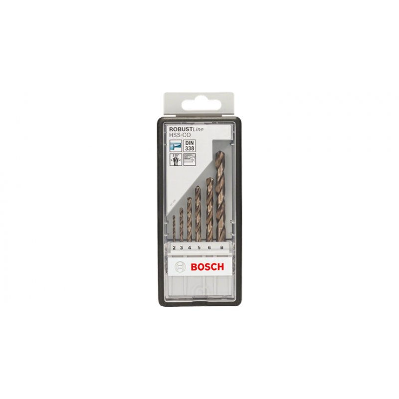 Bosch HSS Twist Drill Bits Cobalt Sets