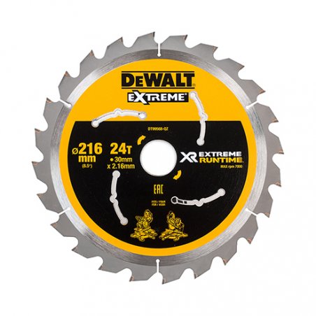 DeWALT XR FlexVolt Saw Blade 216mm x 30mm 24T