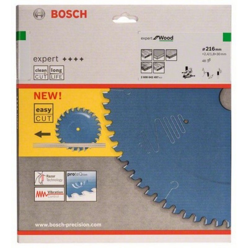 Bosch 2 608 642 497 circular saw blade 21.6 cm 1 pc(s)