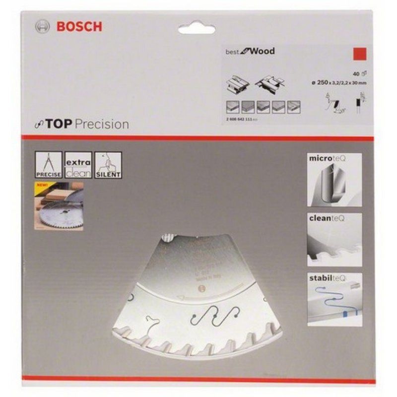 Bosc Kreissägeblatt BS WO S 250x30-40 | 2608642111