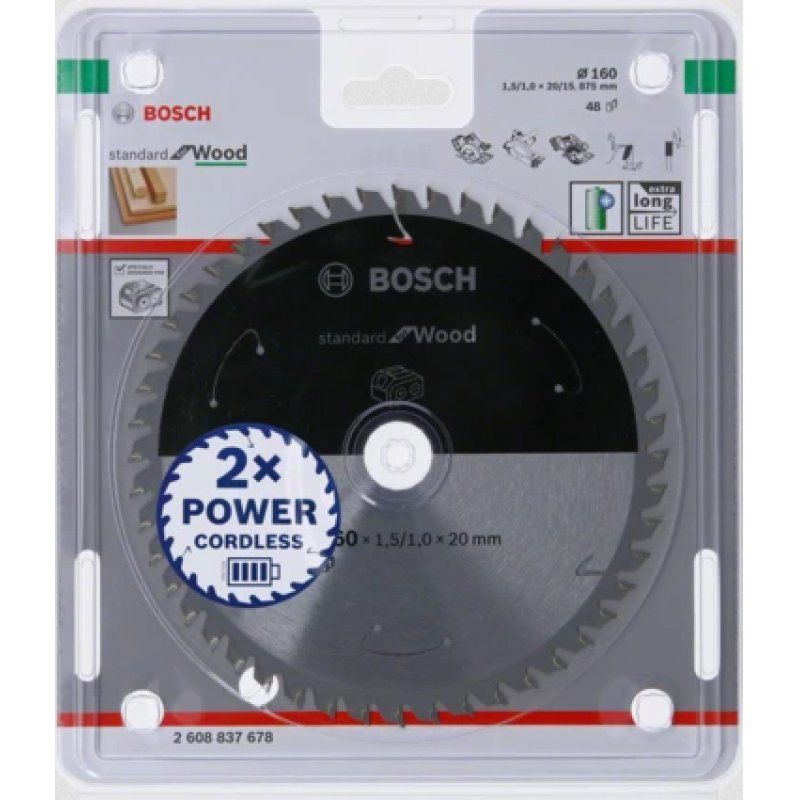 Bosch 2 608 837 678 lame de scie circulaire 16 cm 1 pièce(s)