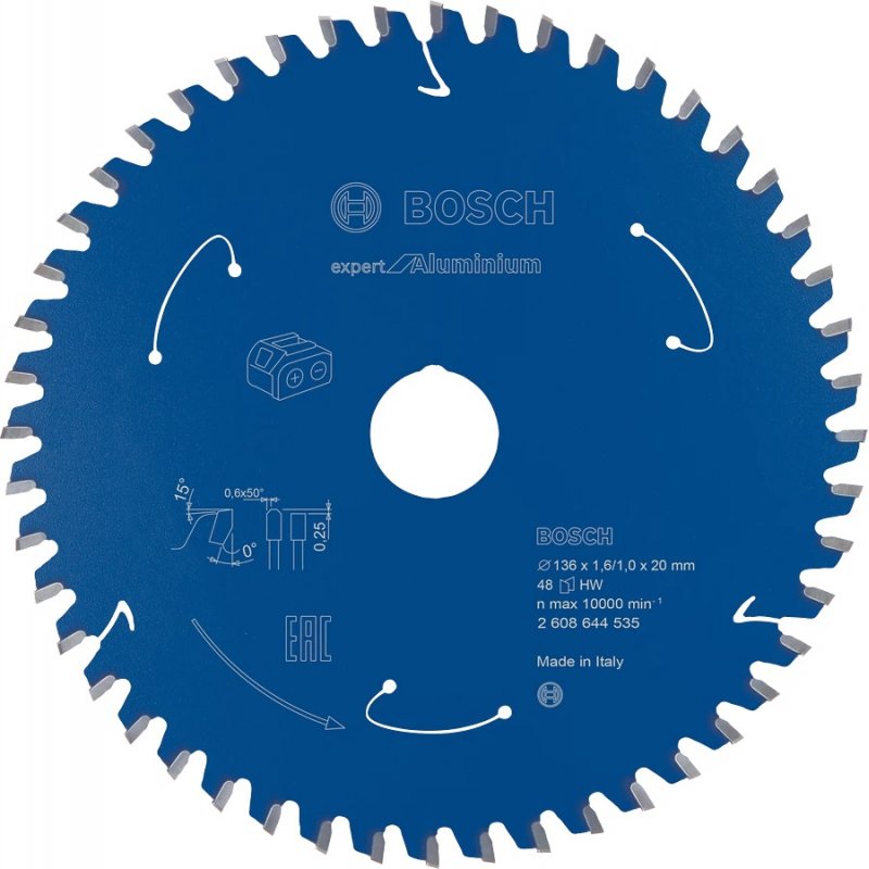 Bosch Expert 2608644535 lame de scie circulaire 13,6 cm 1 pièce(s)