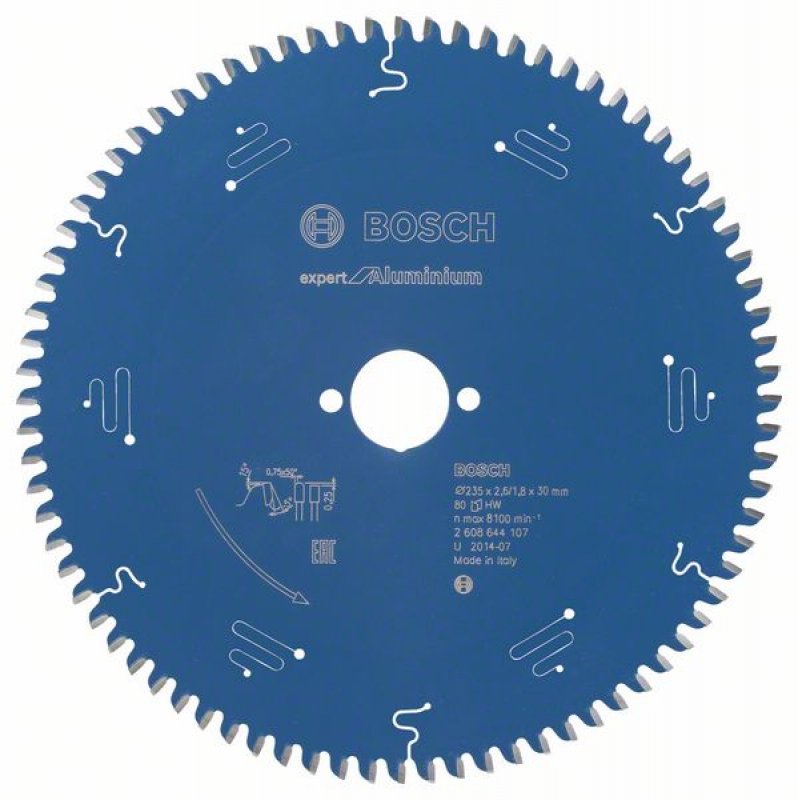 Bosch 2 608 644 107 lame de scie circulaire 23,5 cm 1 pièce(s)