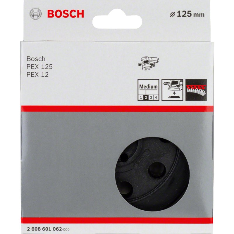 Bosc Schleifteller 125mm mittelhart  PEX | 2608601062