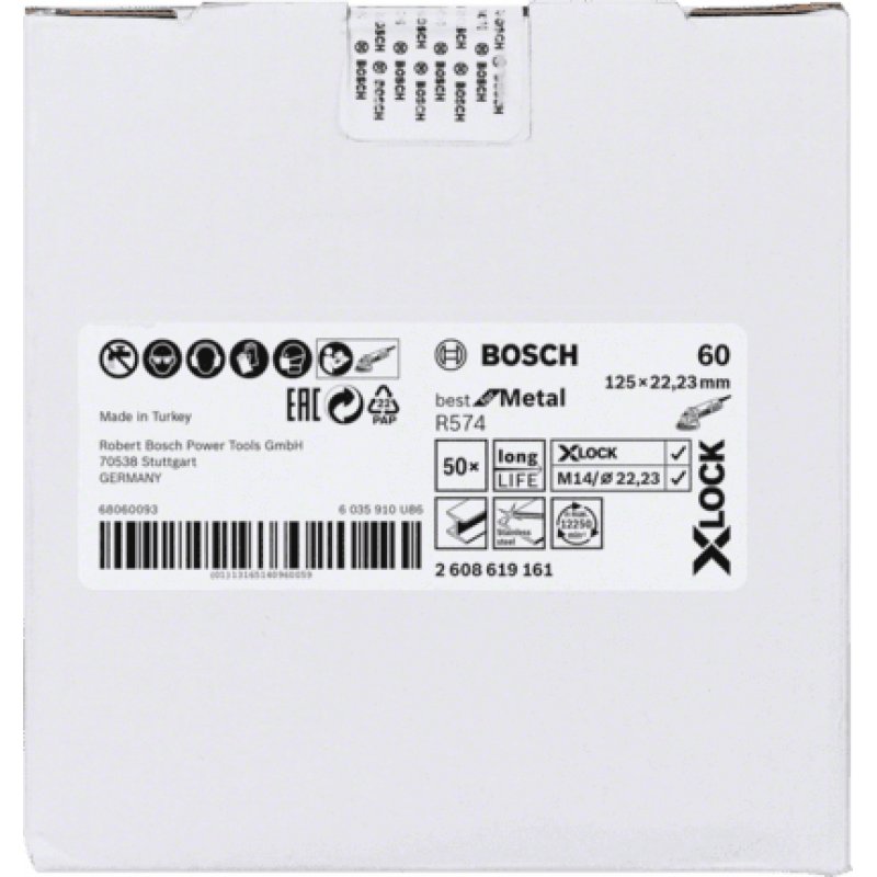 Bosch 2 608 619 161 angle grinder accessory Sanding disc