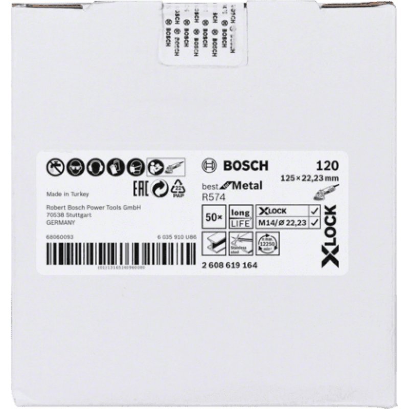 Bosch 2 608 619 164 accessoire pour meuleuse d'angle Disque de ponçage
