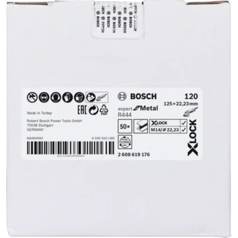 Bosch X-LOCK R444 EXPERT FOR METAL Disque de ponçage