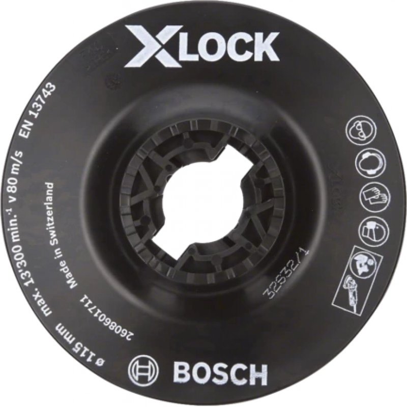 Bosc X-LOCK Stützteller, 115mm soft | 2608601711