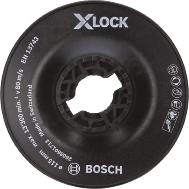 Bosc X-LOCK Stützteller, 115 mm hard | 2608601713