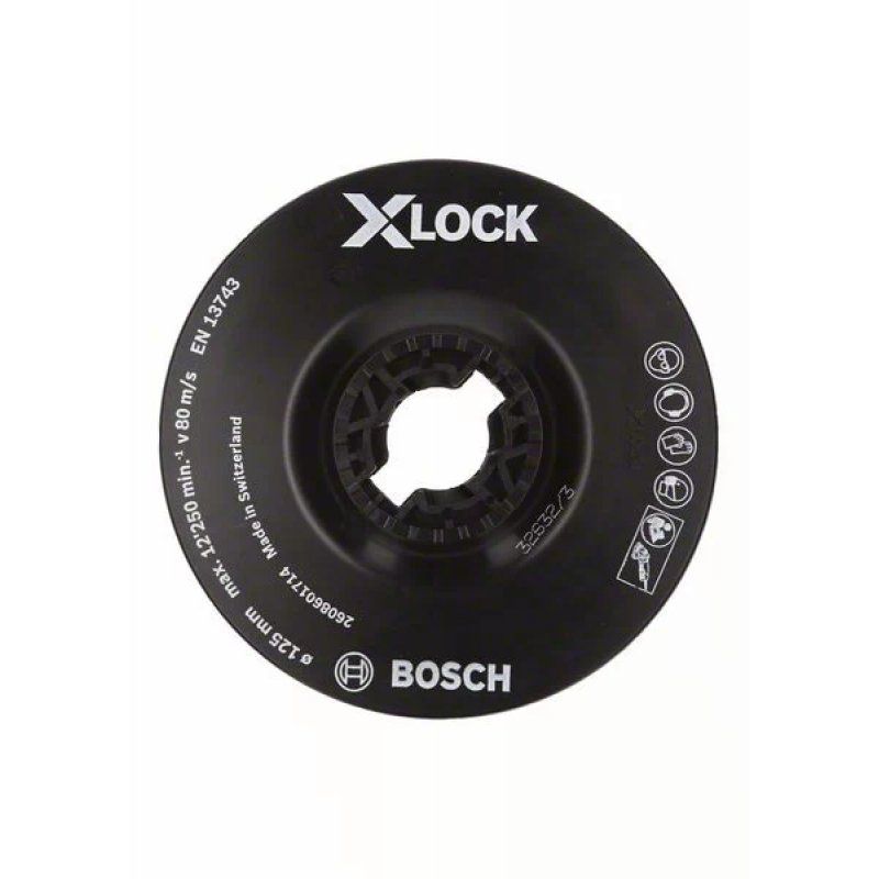Bosc X-LOCK Stützteller, 125 mm soft | 2608601714