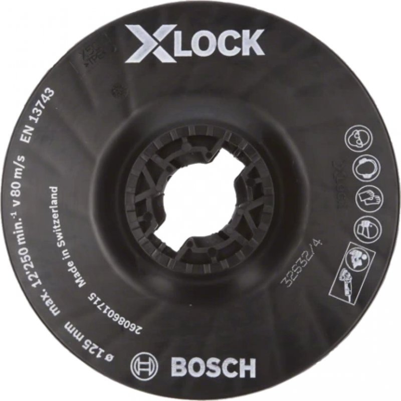 Bosc X-LOCK Stützteller, 125 mm medium | 2608601715
