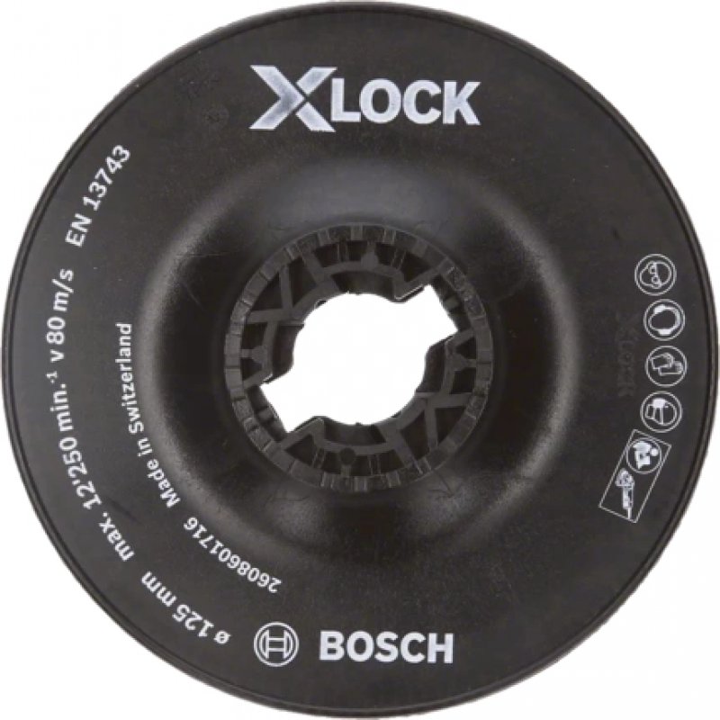 Bosc X-LOCK Stützteller, 125 mm hard | 2608601716