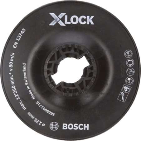 Bosc X-LOCK Stützteller, 125 mm hard | 2608601716