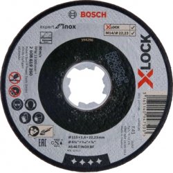 Bosc X-LOCK Trennsch.115X1,6mm Ef.INOX | 2608619260 gerade