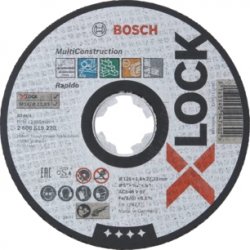 Bosc X-LOCK Trennsch.125x1,6mm Rap.Multi | 2608619270 gerade