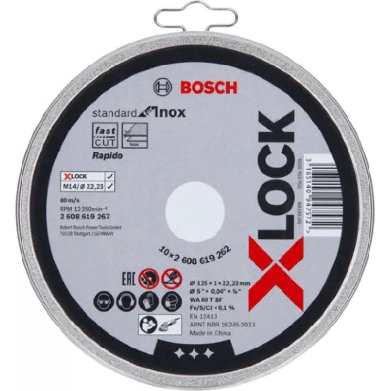 Bosch 2 608 619 262 angle grinder accessory Cutting disc