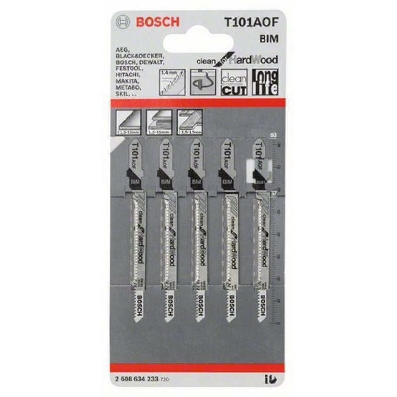 Bosch Jigsaw blade T 101 AOF