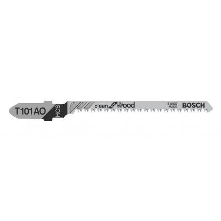 Bosch 2 608 630 031 jigsaw/scroll saw/reciprocating saw blade Jigsaw blade High carbon steel (HCS) 5 pc(s)