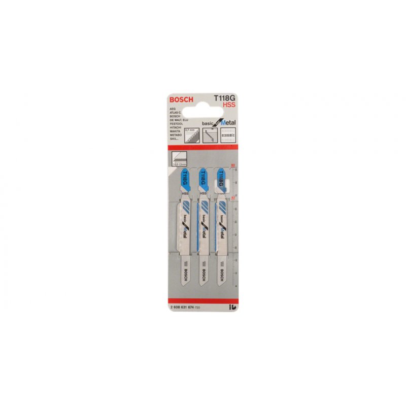 Bosch T 118 G Basic for Metal Jigsaw Blades