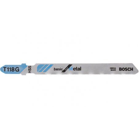 Bosch 2 608 631 012 Lame de scie sauteuse, à chantourner et sabre Lames de scie sauteuse Acier rapide 5 pièce(s)