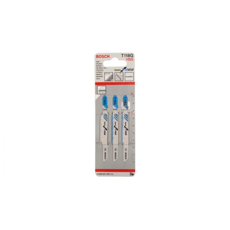 Bosc 5 Stichsägeblätter T 118 G | 2608631012