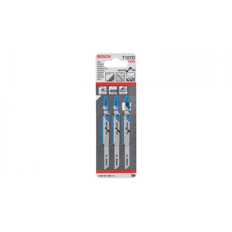 Bosch Lames de scie sauteuse T 127 D