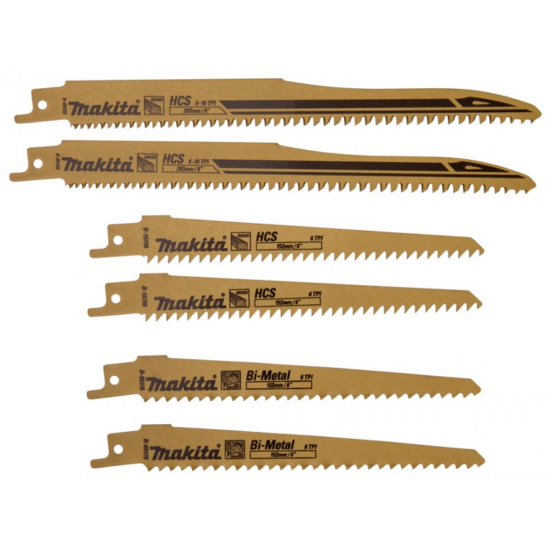 Makita B-44432 jigsaw/scroll saw/reciprocating saw blade Jigsaw blade 6 pc(s)