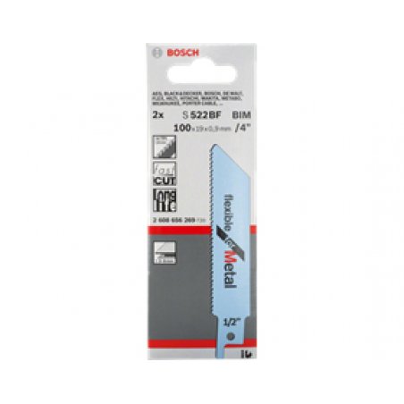 Bosch S 522 EF Lames de scie sauteuse Bimétal 5 pièce(s)